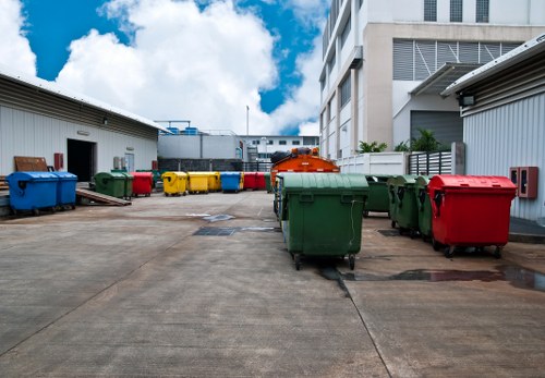 Recycling construction materials at a Brent Cross site