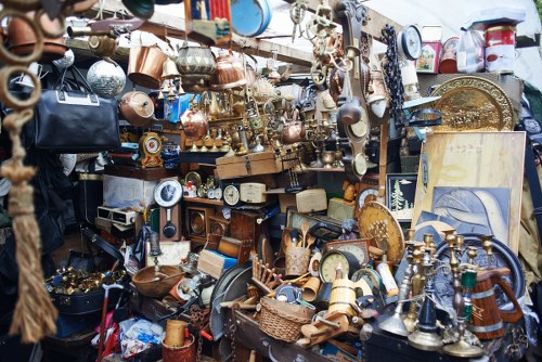 Recycling and disposal during garage clearance